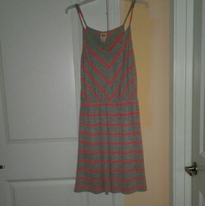 Chevron Spaghetti Strap Dress